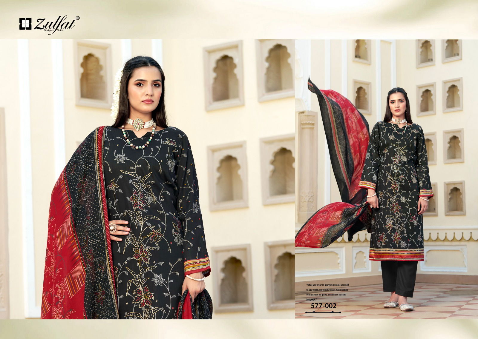 Razia By Zulfat Jam Cotton Printed Dress Material Wholesale Shop In Surat
